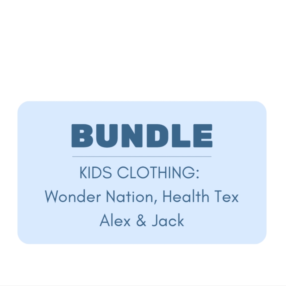 BUNDLE | (4) Wonder Nation, Health Tex, Alex & Jack